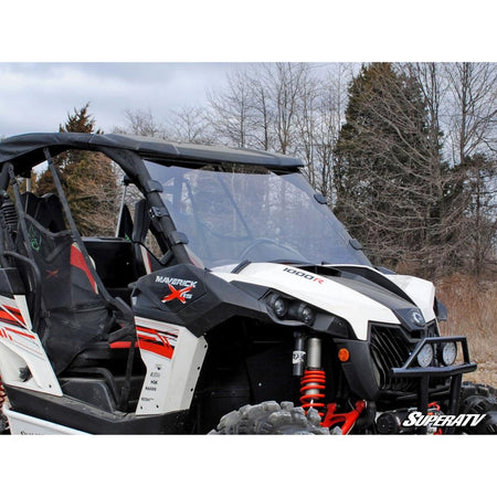 SuperATV Can - Am Maverick Scratch Resistant Full Windshield - MojoMotoSport.com