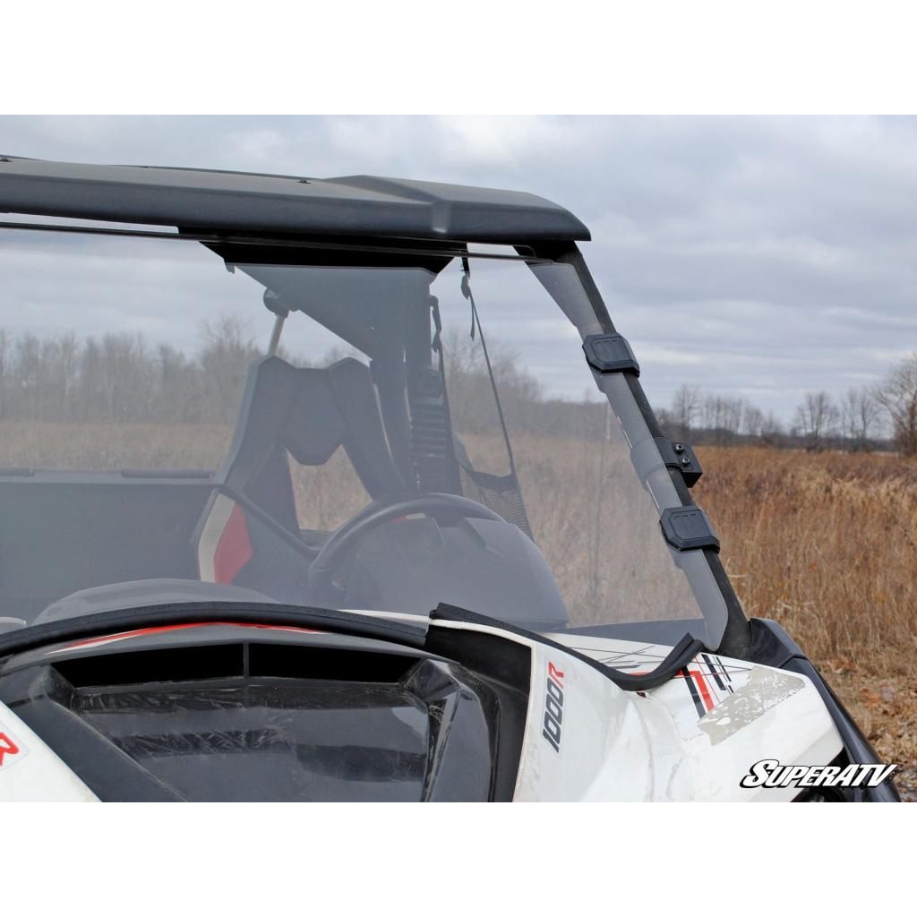 SuperATV Can - Am Maverick Scratch Resistant Full Windshield - MojoMotoSport.com