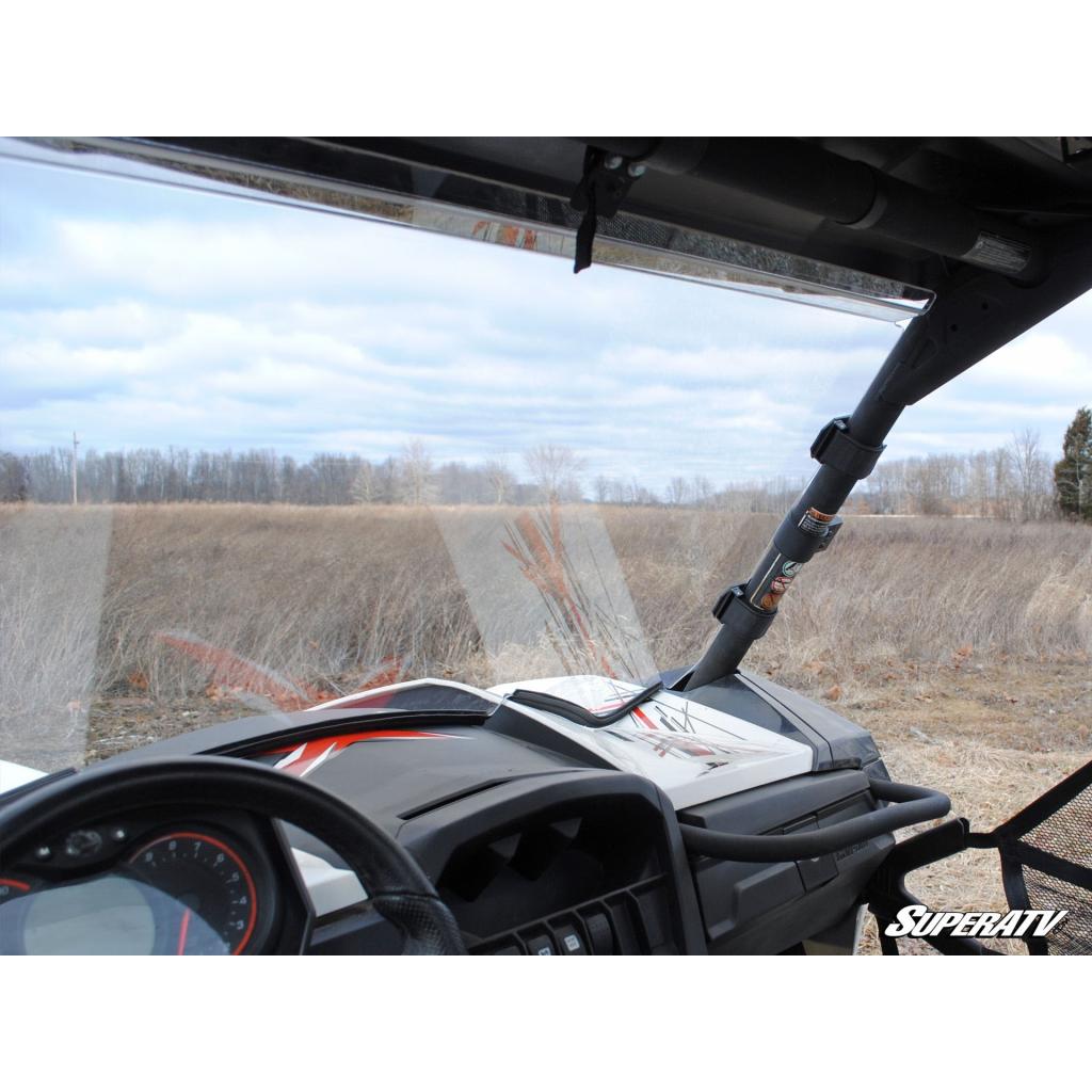 SuperATV Can - Am Maverick Scratch Resistant Full Windshield - MojoMotoSport.com