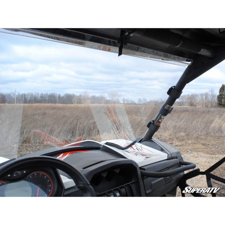 SuperATV Can - Am Maverick Scratch Resistant Full Windshield - MojoMotoSport.com