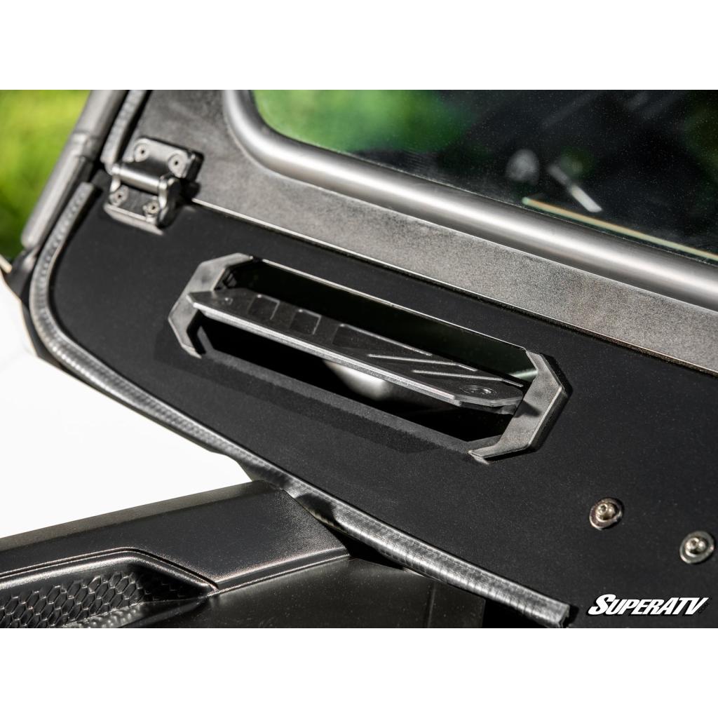 SuperATV Can - Am Maverick Sport Flip Down Glass Windshield - MojoMotoSport.com