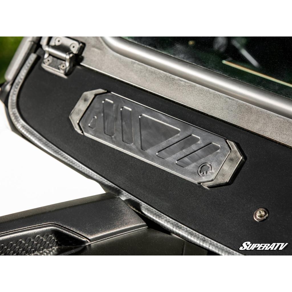 SuperATV Can - Am Maverick Sport Flip Down Glass Windshield - MojoMotoSport.com