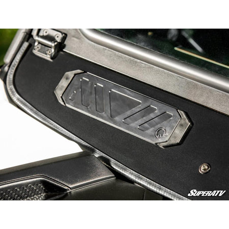 SuperATV Can - Am Maverick Sport Flip Down Glass Windshield - MojoMotoSport.com