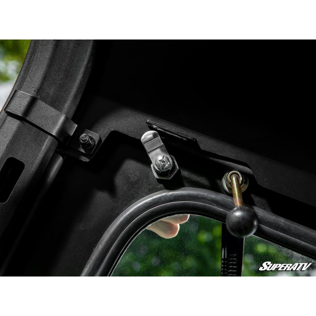 SuperATV Can - Am Maverick Sport Flip Down Glass Windshield - MojoMotoSport.com