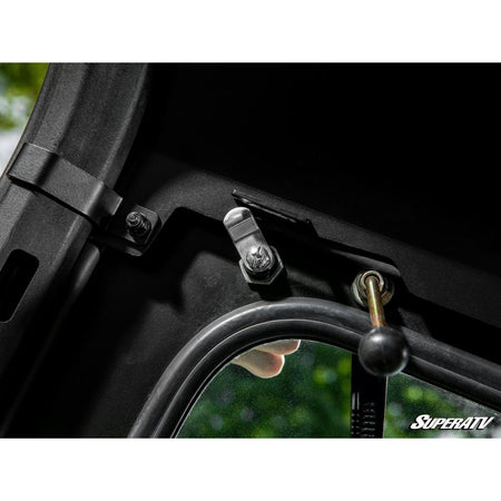 SuperATV Can - Am Maverick Sport Flip Down Glass Windshield - MojoMotoSport.com