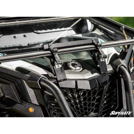 SuperATV Can - Am Maverick Sport Flip Down Glass Windshield - MojoMotoSport.com