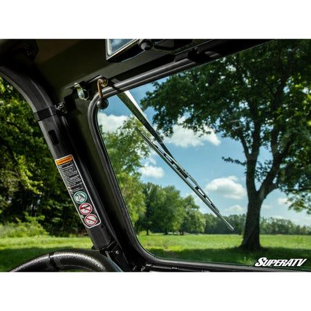 SuperATV Can - Am Maverick Sport Flip Down Glass Windshield - MojoMotoSport.com
