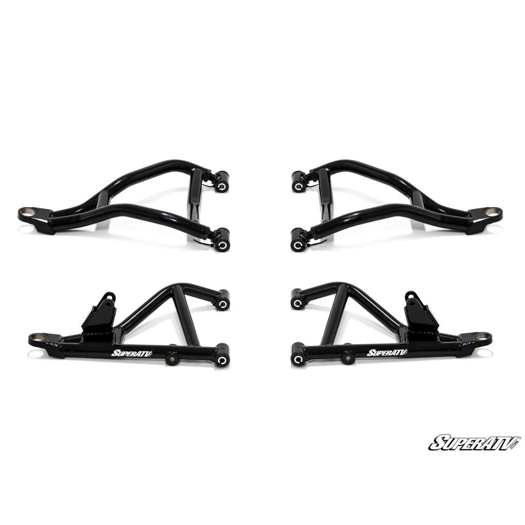 SuperATV Can - Am Maverick Sport High Clearance 1.5" Forward Offset A - Arms - MojoMotoSport.com