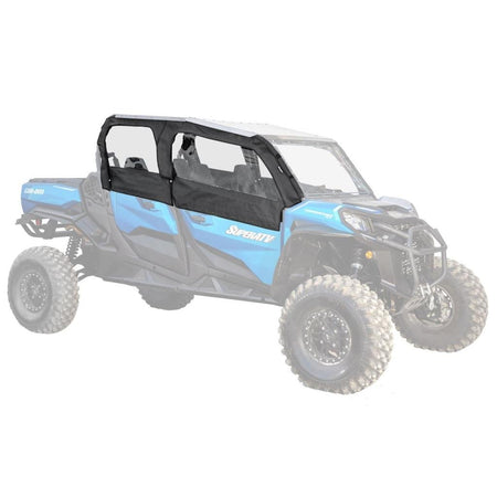 SuperATV Can - Am Maverick Sport Primal Soft Cab Enclosure Upper Doors - MojoMotoSport.com
