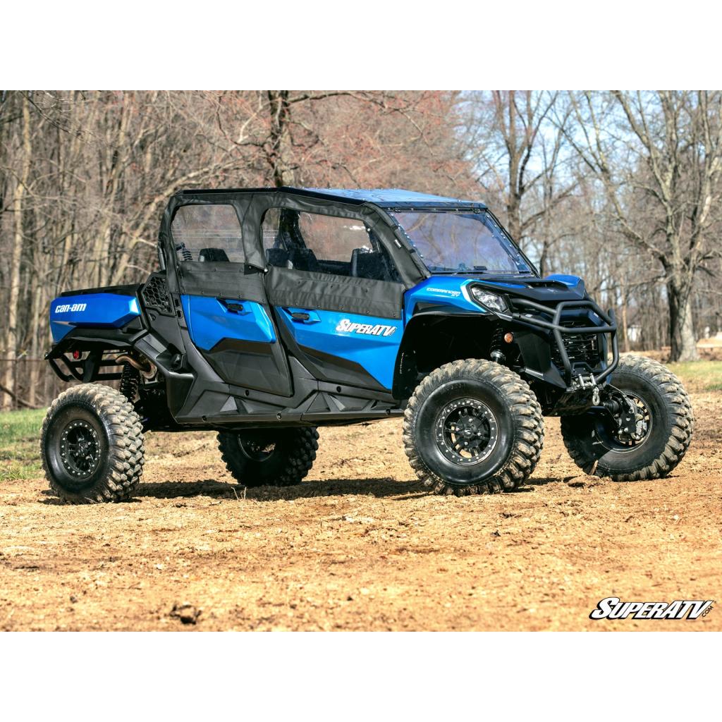 SuperATV Can - Am Maverick Sport Primal Soft Cab Enclosure Upper Doors - MojoMotoSport.com