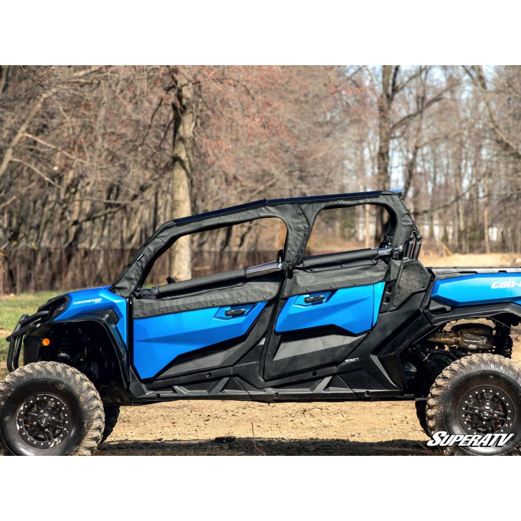 SuperATV Can - Am Maverick Sport Primal Soft Cab Enclosure Upper Doors - MojoMotoSport.com
