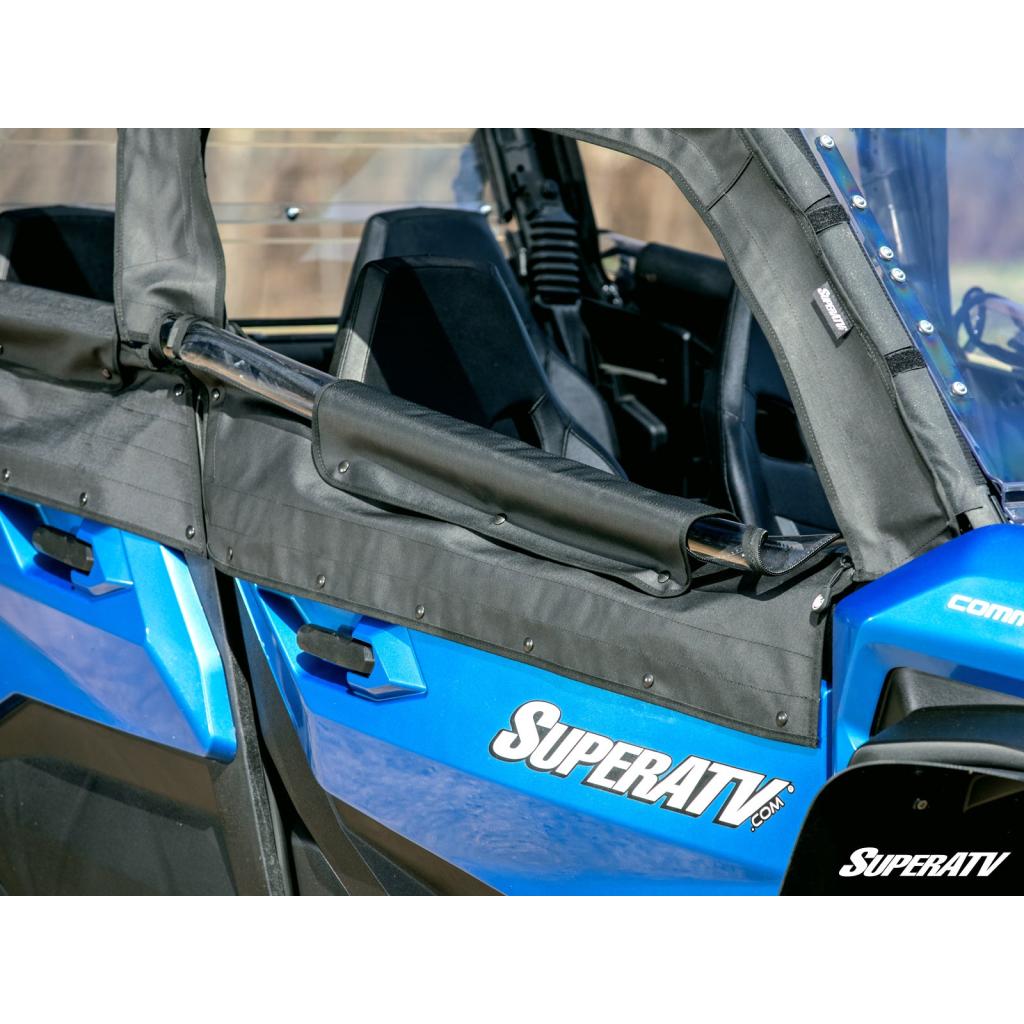 SuperATV Can - Am Maverick Sport Primal Soft Cab Enclosure Upper Doors - MojoMotoSport.com
