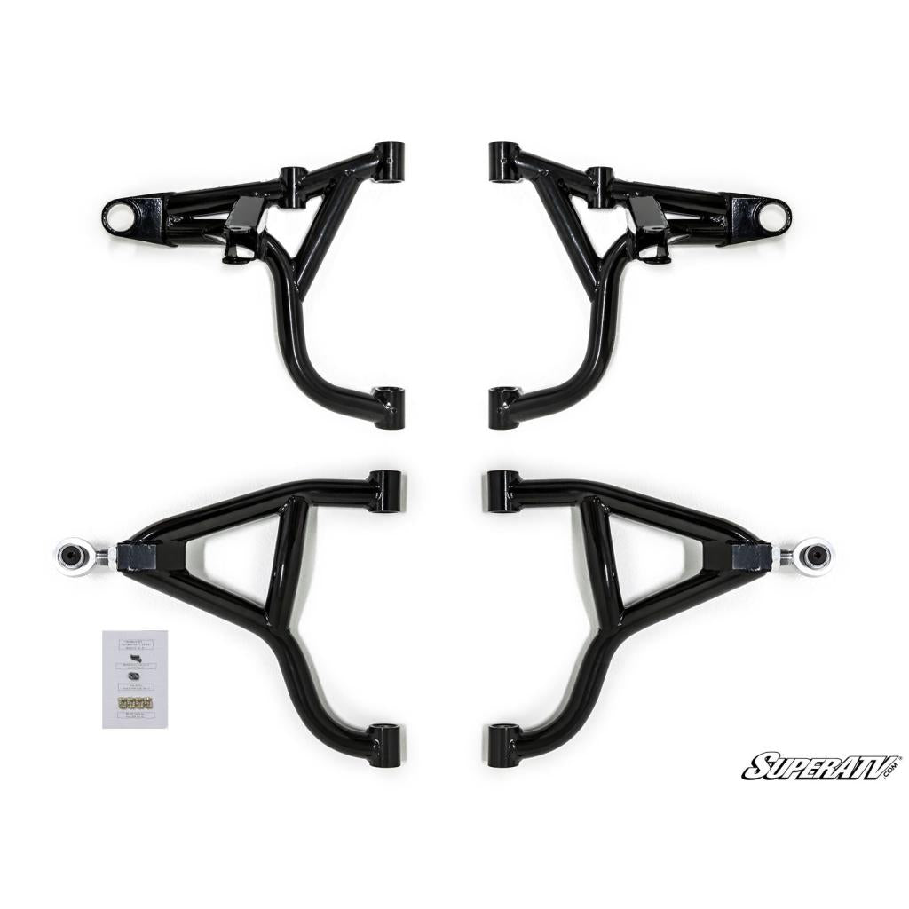 SuperATV Can - Am Maverick Trail High Clearance 1.5" Forward Offset A - Arms - MojoMotoSport.com