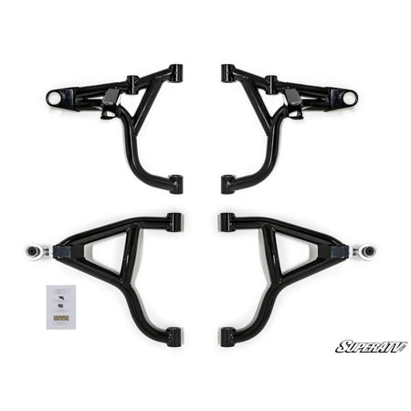 SuperATV Can - Am Maverick Trail High Clearance 1.5" Forward Offset A - Arms - MojoMotoSport.com