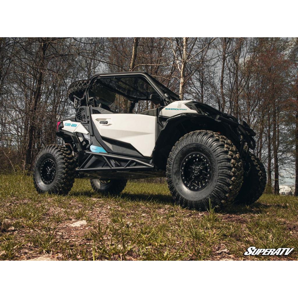 SuperATV Can - Am Maverick Trail Nerf Bars - MojoMotoSport.com