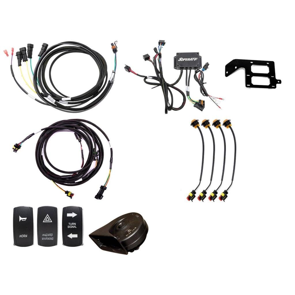 SuperATV Can - Am Maverick Trail Plug & Play Turn Signal Kit - MojoMotoSport.com