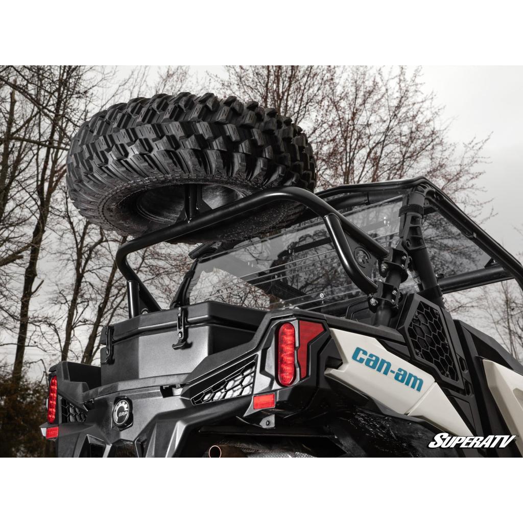 SuperATV Can - Am Maverick Trail Spare Tire Carrier - MojoMotoSport.com