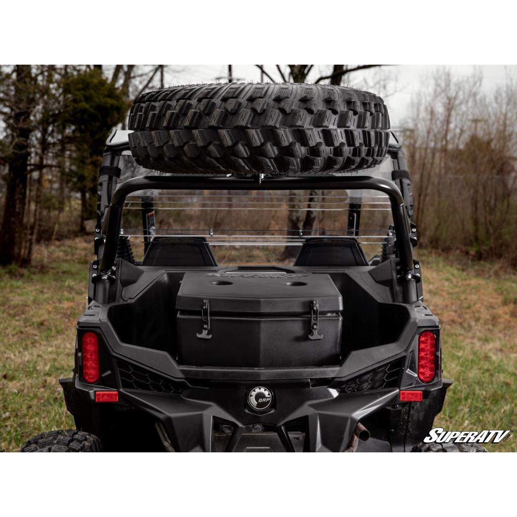 SuperATV Can - Am Maverick Trail Spare Tire Carrier - MojoMotoSport.com