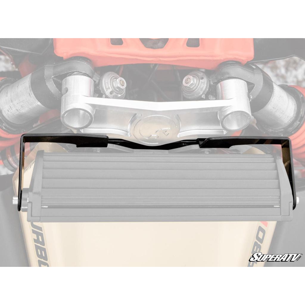SuperATV Can - Am Maverick X3 12" Shock Tower Light Bar Mount - MojoMotoSport.com
