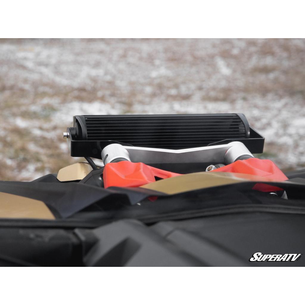 SuperATV Can - Am Maverick X3 12" Shock Tower Light Bar Mount - MojoMotoSport.com