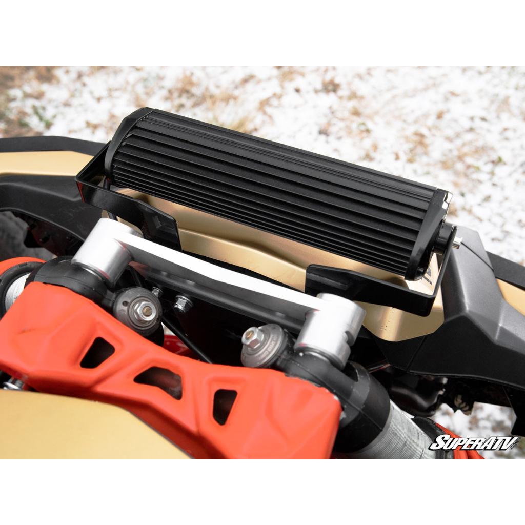 SuperATV Can - Am Maverick X3 12" Shock Tower Light Bar Mount - MojoMotoSport.com