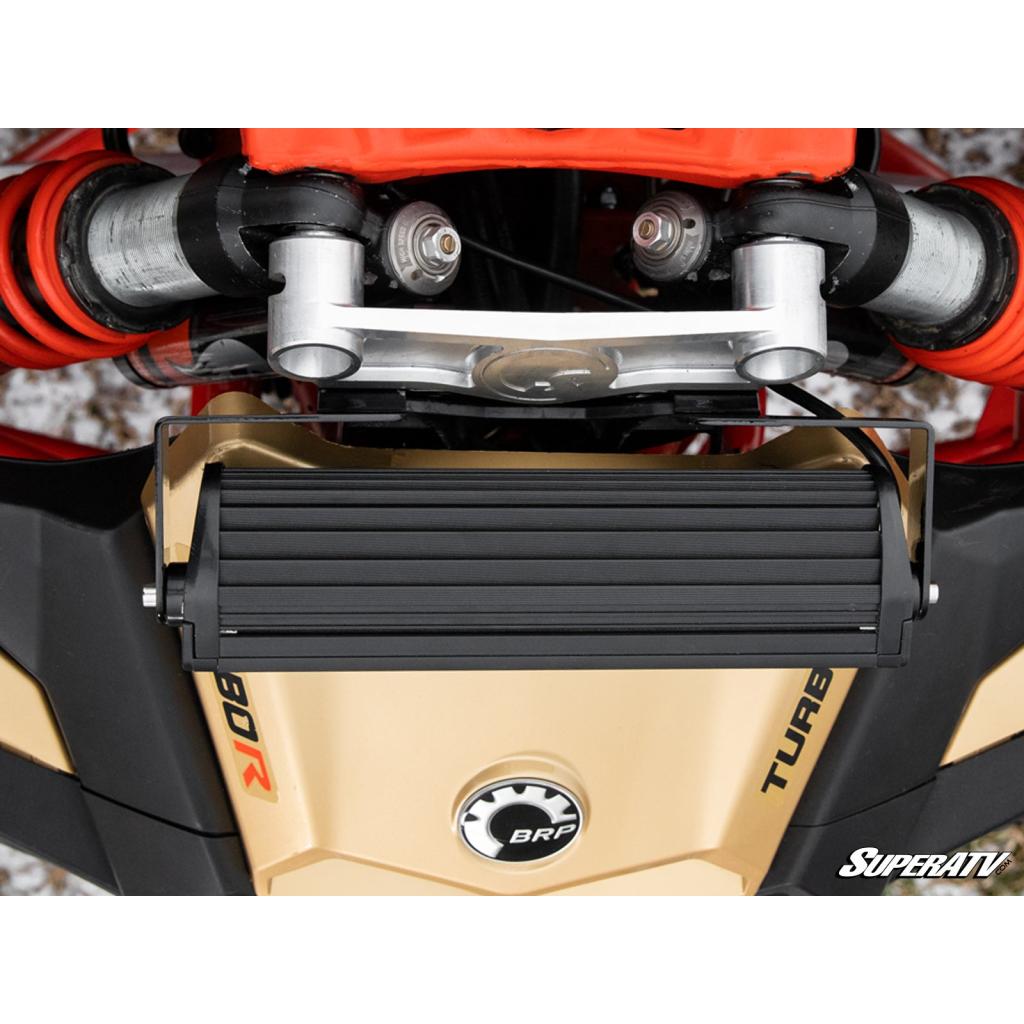 SuperATV Can - Am Maverick X3 12" Shock Tower Light Bar Mount - MojoMotoSport.com