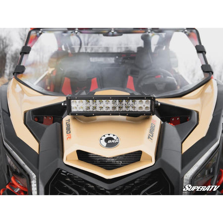 SuperATV Can - Am Maverick X3 12" Shock Tower Light Bar Mount - MojoMotoSport.com