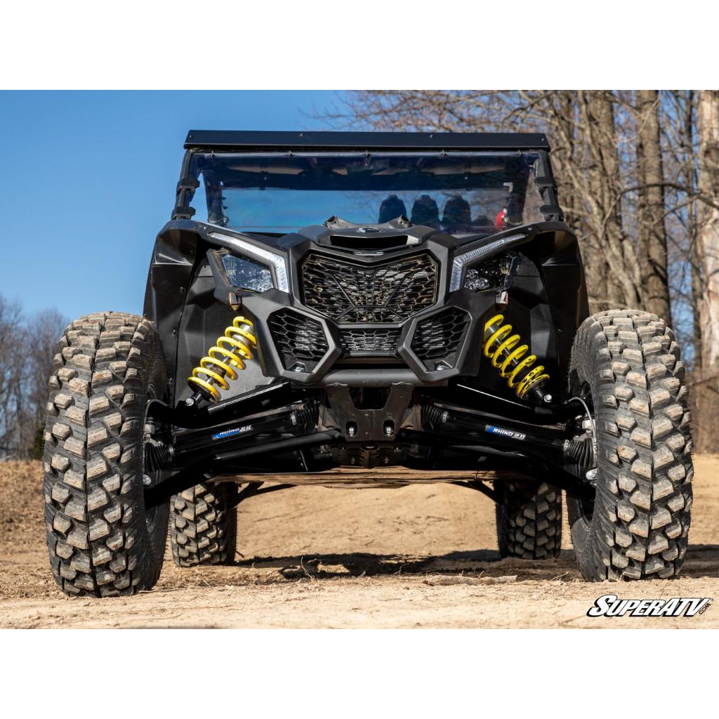 SuperATV Can - Am Maverick X3 Atlas Pro 2" Forward Offset A - Arms - MojoMotoSport.com