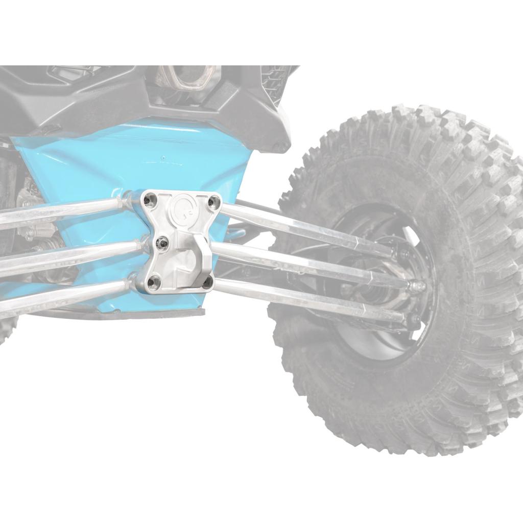 SuperATV Can - Am Maverick X3 Billet Radius Rod Plate - MojoMotoSport.com