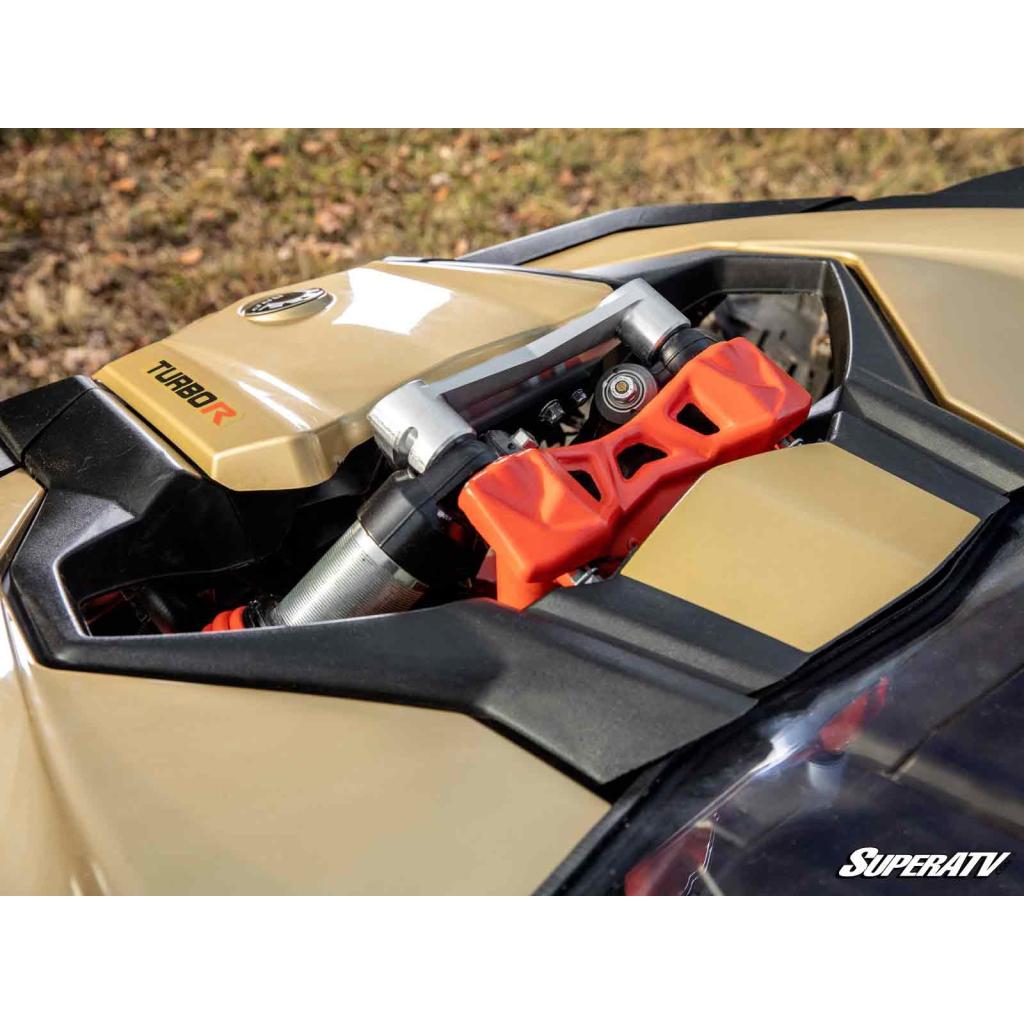 SuperATV Can - Am Maverick X3 Billet Shock Tower Brace - MojoMotoSport.com