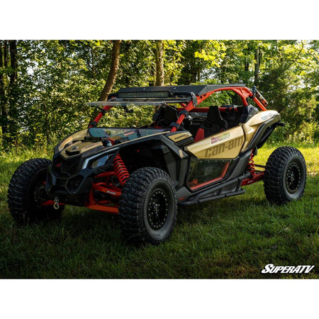 SuperATV Can - Am Maverick X3 Clear Lower Doors - MojoMotoSport.com