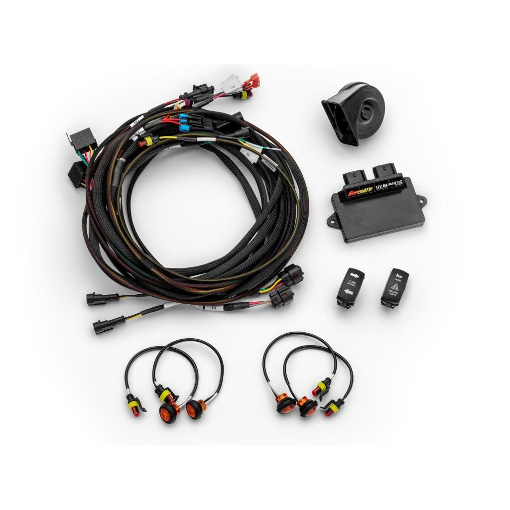SuperATV Can - Am Maverick X3 Deluxe Self - Canceling Turn Signal Kit - MojoMotoSport.com