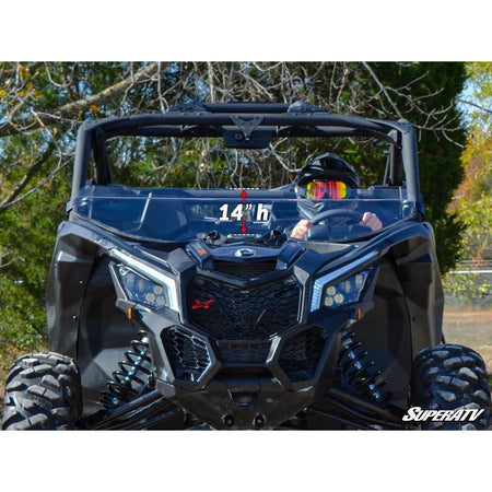 SuperATV Can - Am Maverick X3 Half Windshield - MojoMotoSport.com