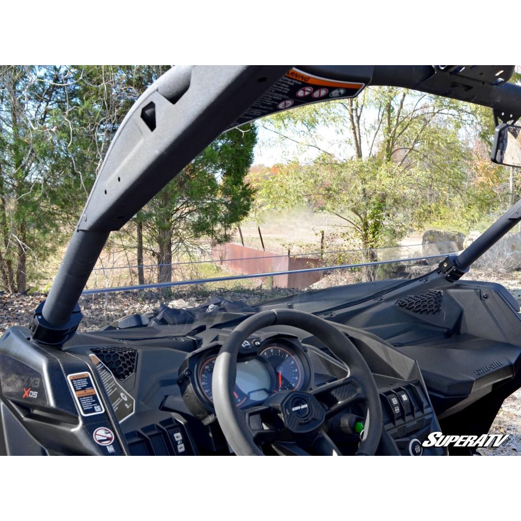 SuperATV Can - Am Maverick X3 Half Windshield - MojoMotoSport.com