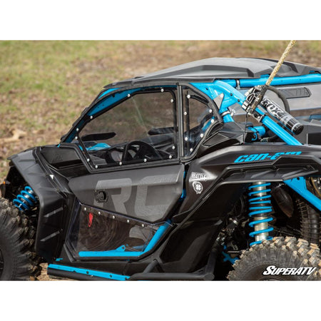 SuperATV Can - Am Maverick X3 Hard Cab Enclosure Upper Doors - MojoMotoSport.com