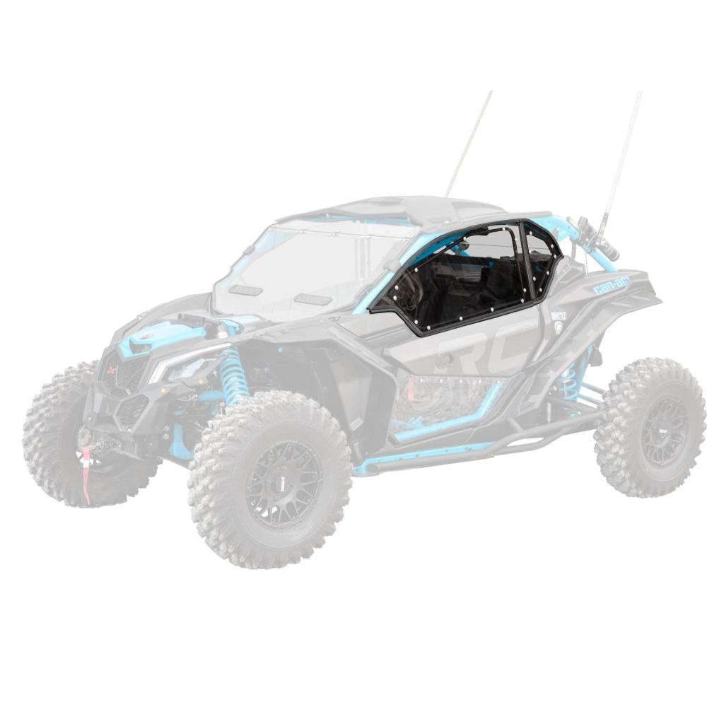 SuperATV Can - Am Maverick X3 Hard Cab Enclosure Upper Doors - MojoMotoSport.com