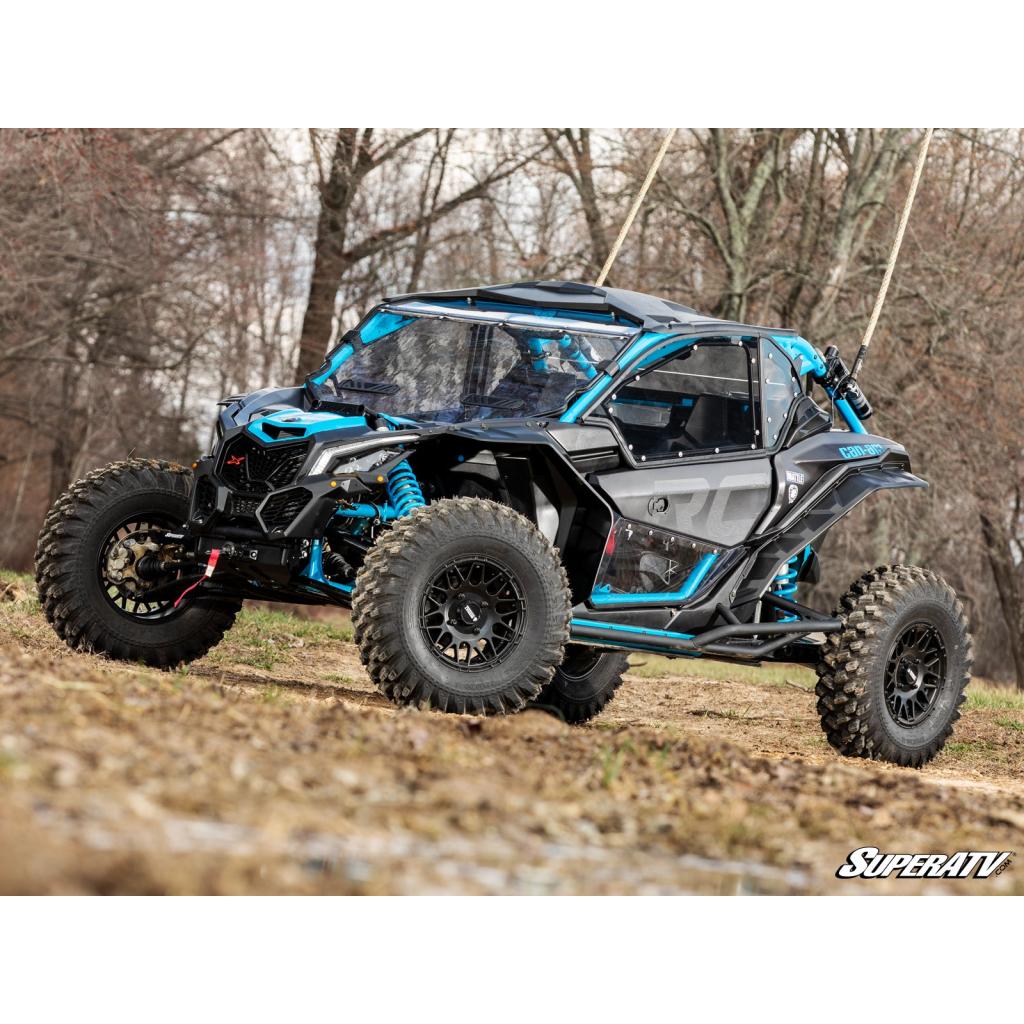SuperATV Can - Am Maverick X3 Hard Cab Enclosure Upper Doors - MojoMotoSport.com