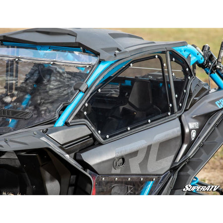 SuperATV Can - Am Maverick X3 Hard Cab Enclosure Upper Doors - MojoMotoSport.com