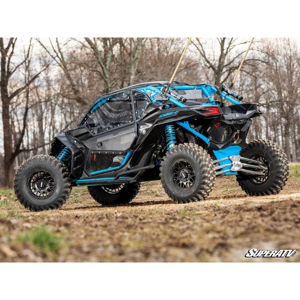 SuperATV Can - Am Maverick X3 Hard Cab Enclosure Upper Doors - MojoMotoSport.com