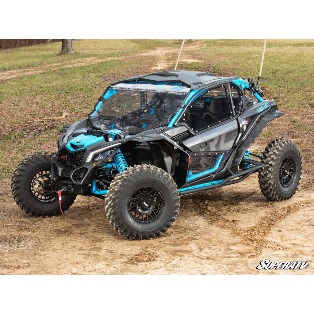 SuperATV Can - Am Maverick X3 Hard Cab Enclosure Upper Doors - MojoMotoSport.com