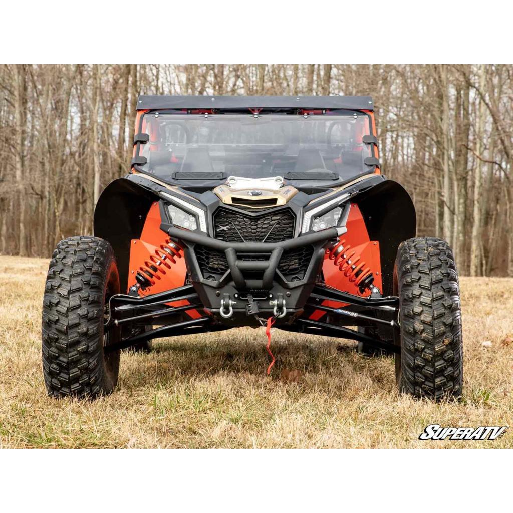 SuperATV Can - Am Maverick X3 High Clearance 2" Forward Offset A - Arms - MojoMotoSport.com