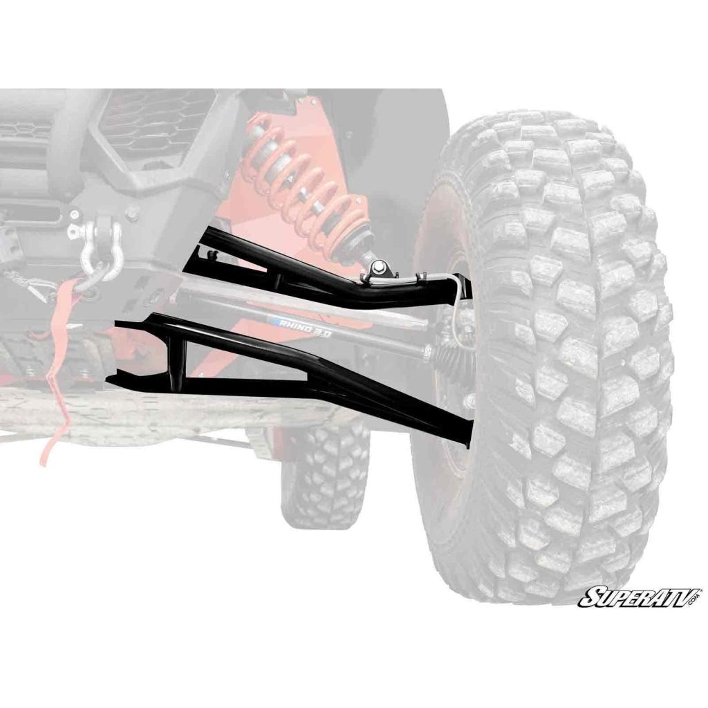 SuperATV Can - Am Maverick X3 High Clearance 2" Forward Offset A - Arms - MojoMotoSport.com