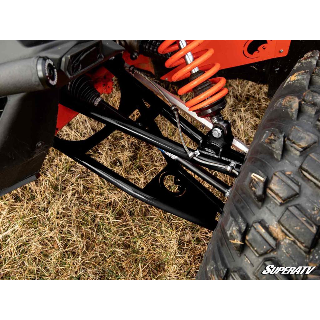 SuperATV Can - Am Maverick X3 High Clearance 2" Forward Offset A - Arms - MojoMotoSport.com