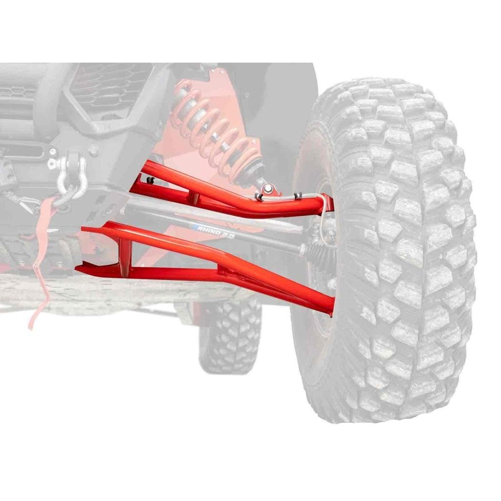 SuperATV Can - Am Maverick X3 High Clearance 2" Forward Offset A - Arms - MojoMotoSport.com