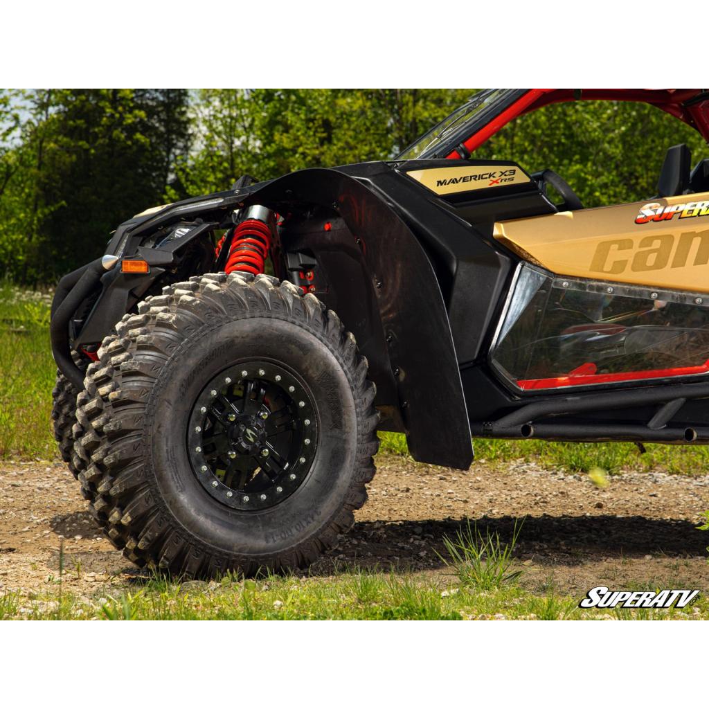 SuperATV Can - Am Maverick X3 Low Profile Fender Flares - MojoMotoSport.com