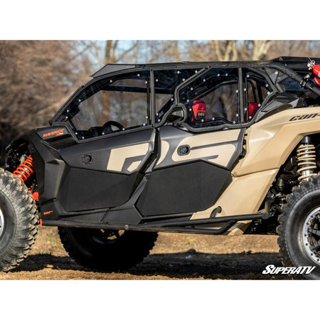 SuperATV Can - Am Maverick X3 MAX Hard Cab Enclosure Upper Doors - MojoMotoSport.com