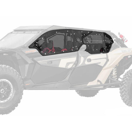 SuperATV Can - Am Maverick X3 MAX Hard Cab Enclosure Upper Doors - MojoMotoSport.com