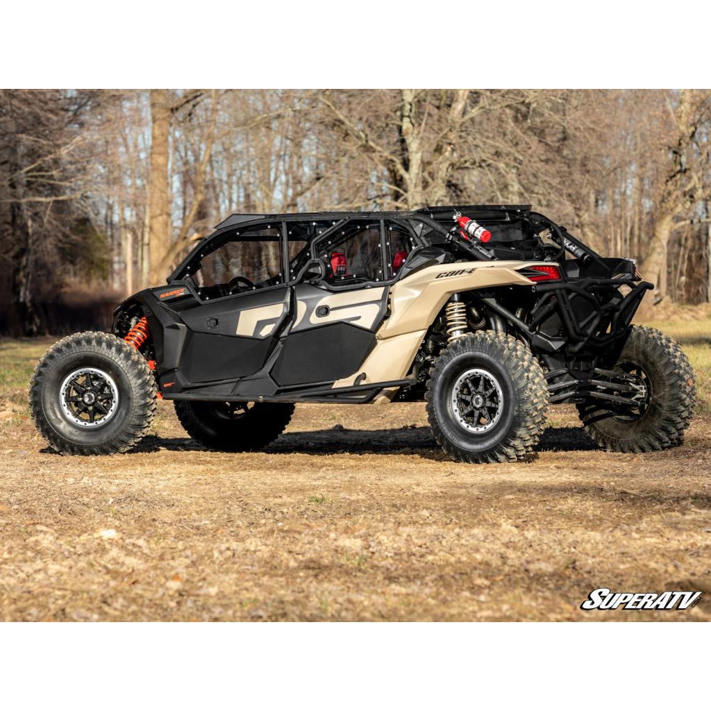 SuperATV Can - Am Maverick X3 MAX Hard Cab Enclosure Upper Doors - MojoMotoSport.com