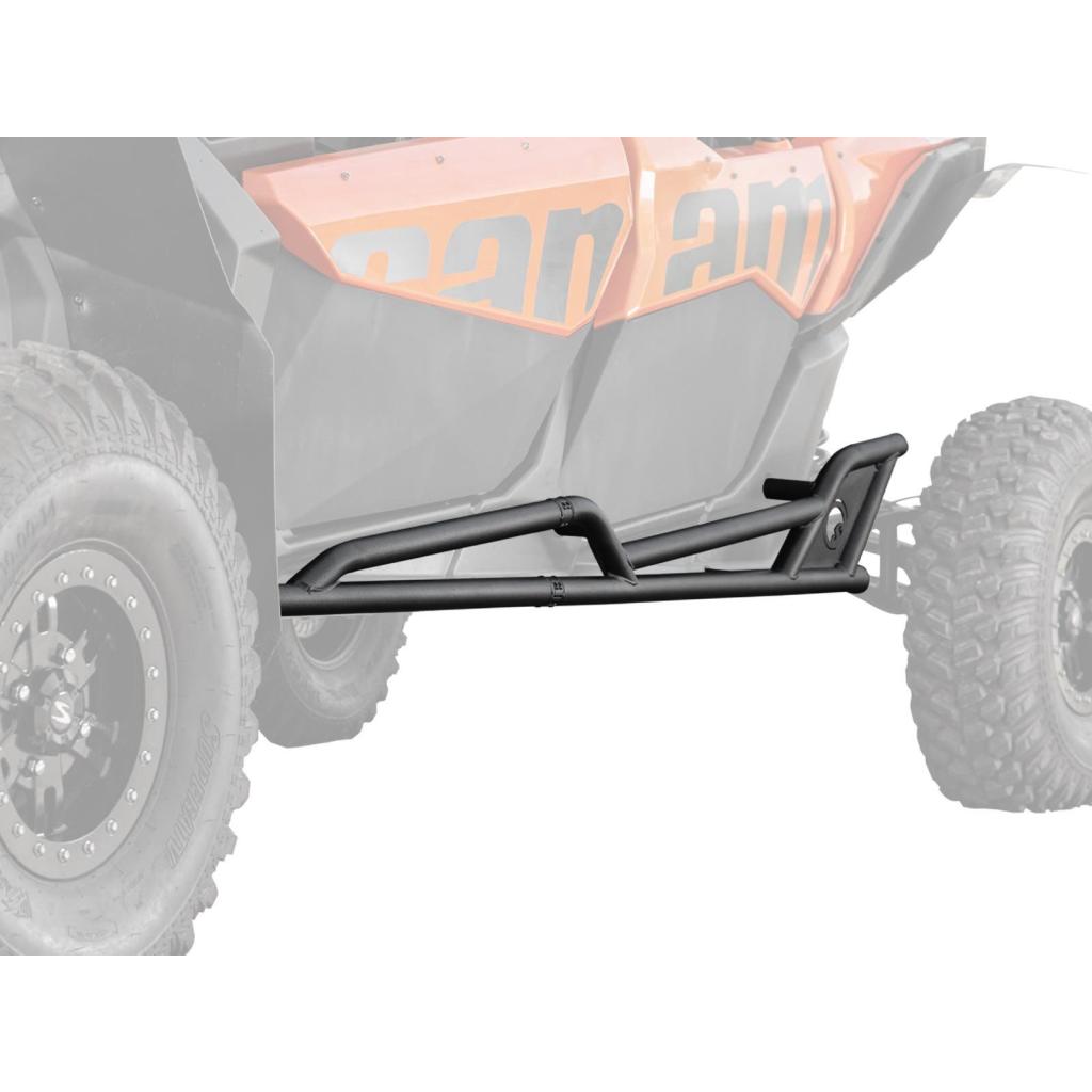 SuperATV Can - Am Maverick X3 MAX Heavy - Duty Nerf Bars - MojoMotoSport.com