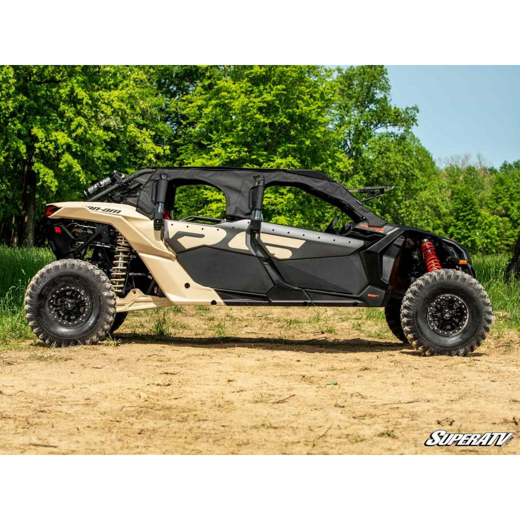 SuperATV Can - Am Maverick X3 MAX Primal Soft Cab Enclosure Upper Doors - MojoMotoSport.com